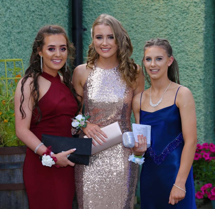 Emily Cassells, Muirinn Claffey, Amy Maxwell Picture: Shelley Corcoran
