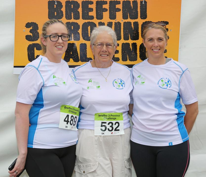 Aisling and Margaret Donnelly, Sinead Hilton Picture: Shelley Corcoran