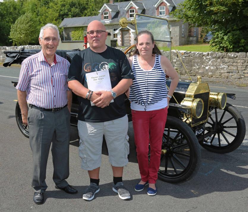 Seamus Reilly, John Doherty, Marie Brady Picture: Shelley Corcoran
