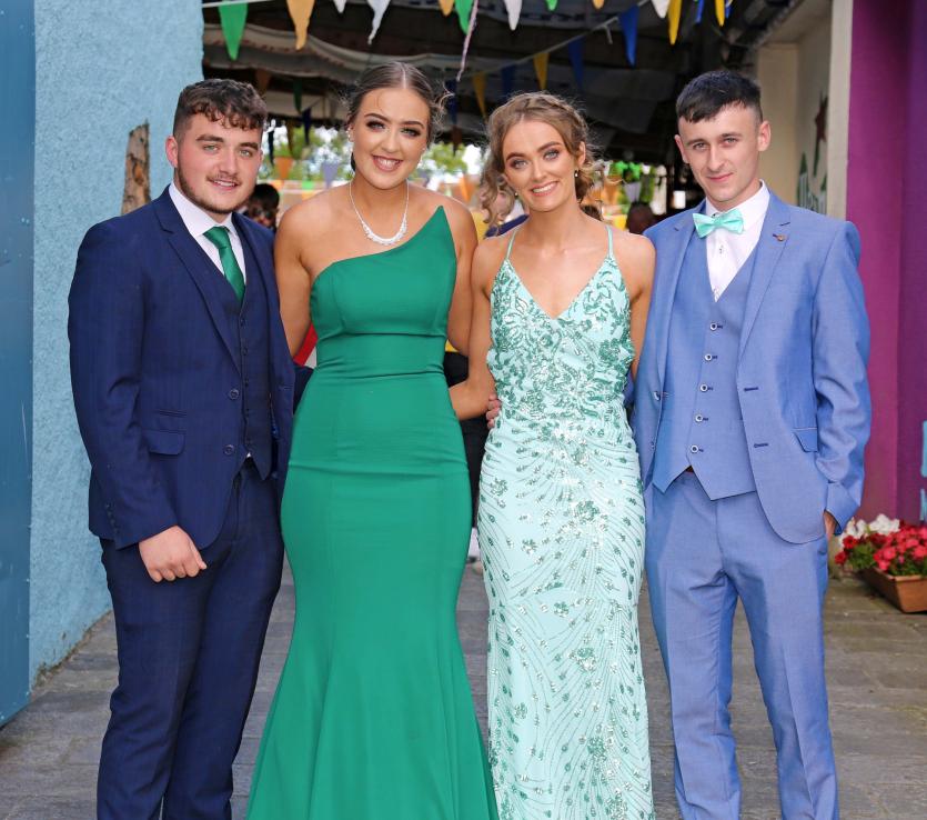 Paddy Farrell, Jodie McCormack, Hazel Farrell, Kellan Galvin Picture: Shelley Corcoran