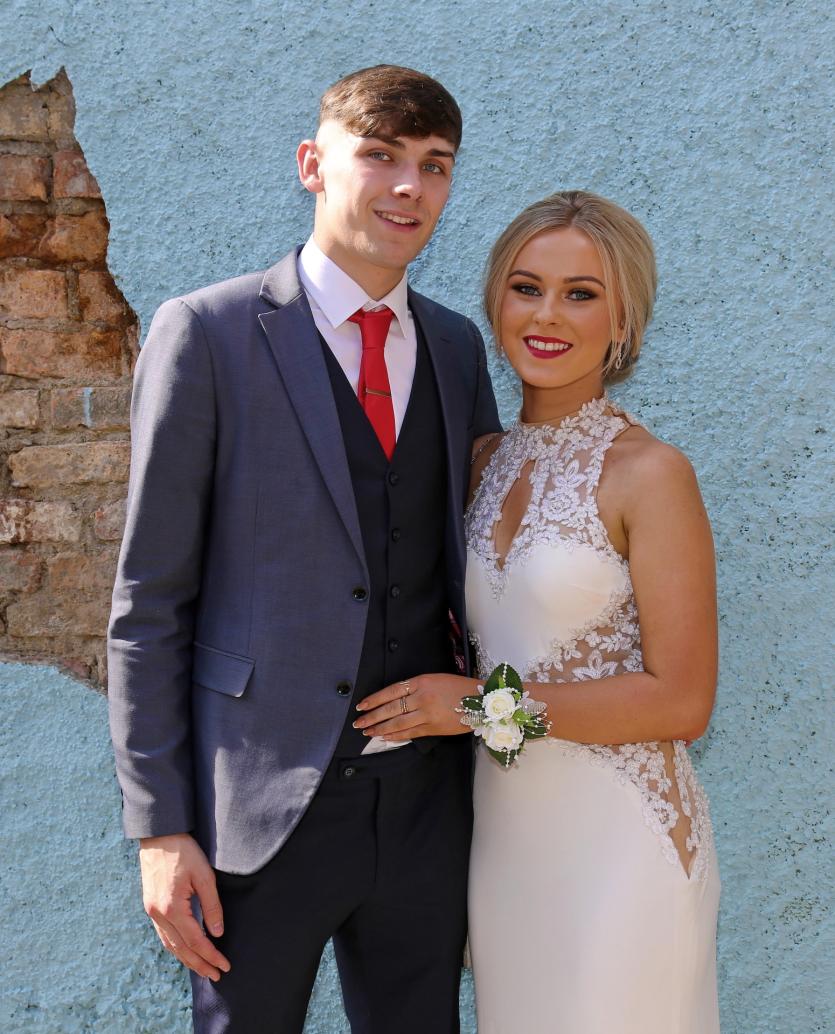 Johnny Borland, Aimee Higgins Picture: Shelley Corcoran