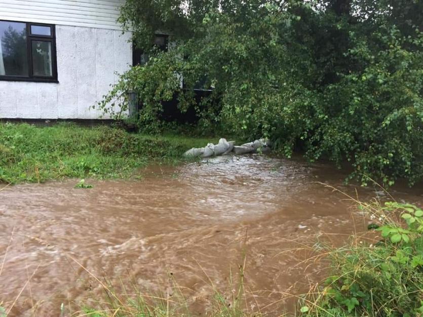 GALLERY | Flooding hell: Ballinalee resident feeling a bit safer as Longford County Council bring sand bags to combat flood threat