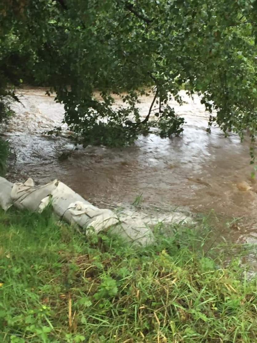 GALLERY | Flooding hell: Ballinalee resident feeling a bit safer as Longford County Council bring sand bags to combat flood threat