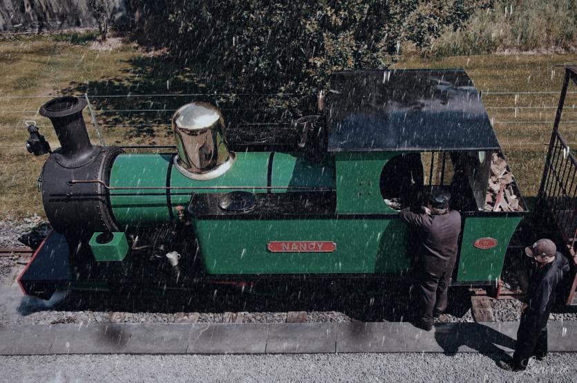 Gallery |  Dromod volunteers fit impressive brass dome to  complete stunning restoration of 1908 locomotive Nancy