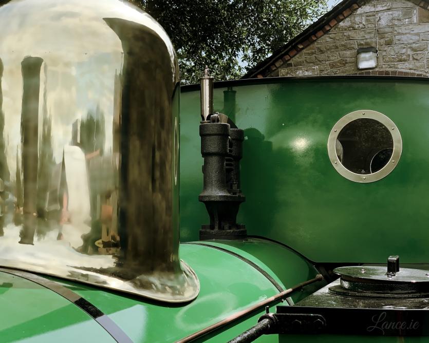 Gallery |  Dromod volunteers fit impressive brass dome to  complete stunning restoration of 1908 locomotive Nancy