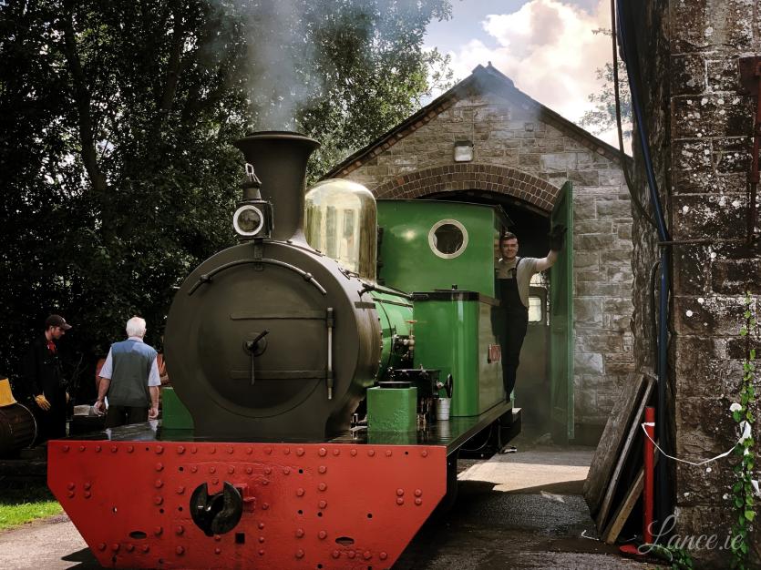 Gallery |  Dromod volunteers fit impressive brass dome to  complete stunning restoration of 1908 locomotive Nancy