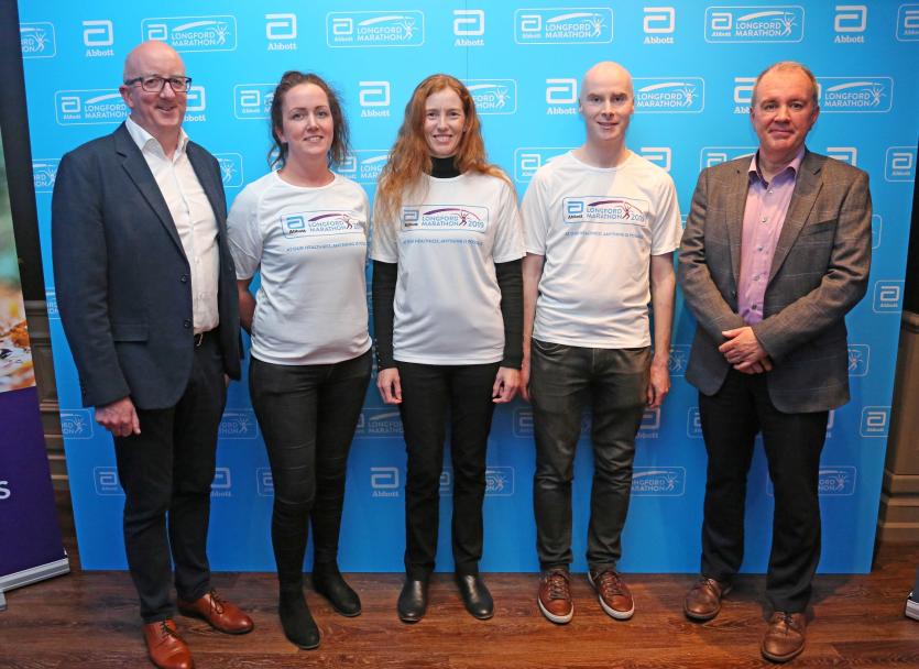 John Sheehan, Maude Farrell and Dr Christine Du Plessis (Bradley Clinic), Lorcan Gearty, Conor Murphy (Abbott) Picture: Shelley Corcoran