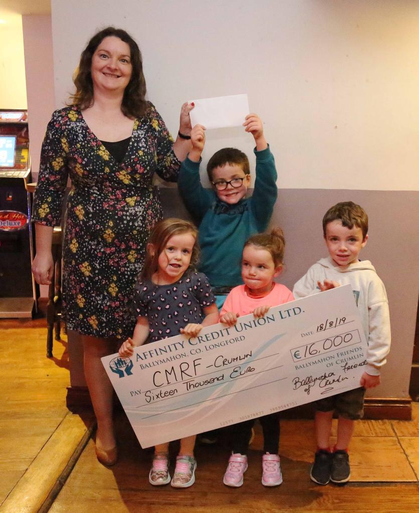 Grace and Cian Kelly, Florance Brutton, Senan Kelly, Antoinette Kelly (Friends of Crumlin),  Picture: Shelley Corcoran