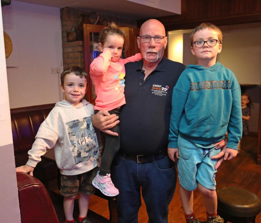 Grace and Cian Kelly, Paul Kelly, Senan Kelly Picture: Shelley Corcoran