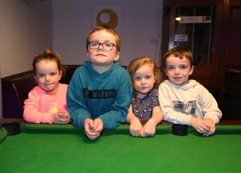 Grace and Cian Kelly, Florance Brutton, Senan Kelly Picture: Shelley Corcoran