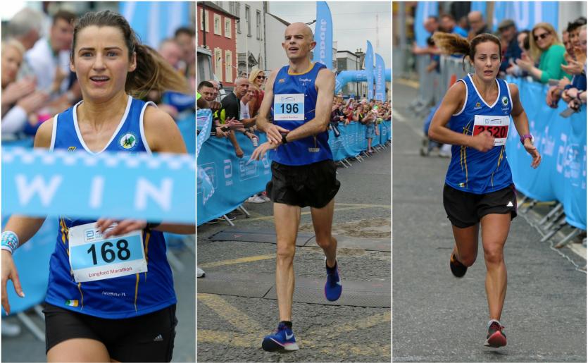 Abbott Longford Marathon produces historic double as local athletes Barry Sheil and Niamh Kiernan triumph  
