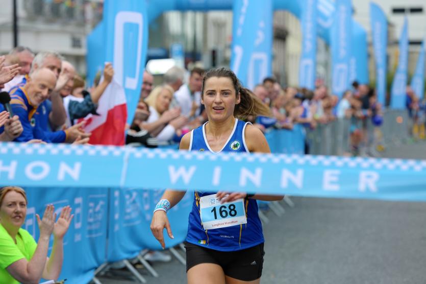 Abbott Longford Marathon produces historic double as local athletes Barry Sheil and Niamh Kiernan triumph  