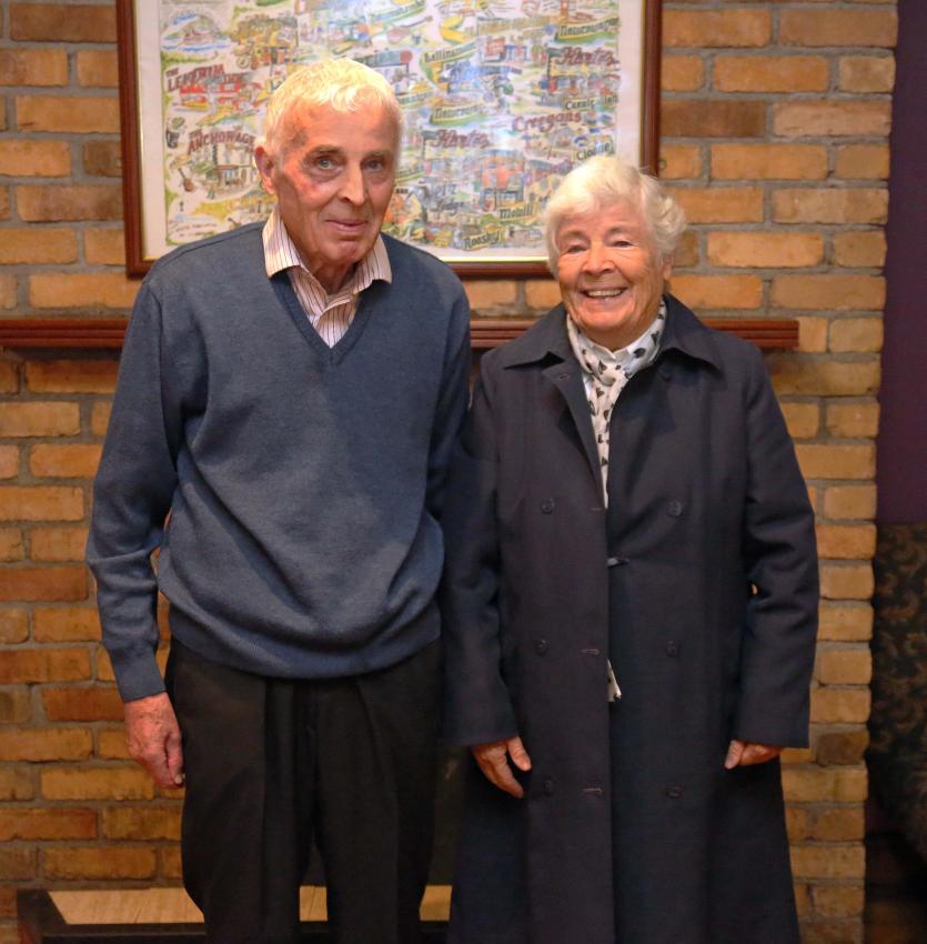 Johnny Creegan, with his sister Sr Kathleen Creegan,  Picture: Shelley Corcoran