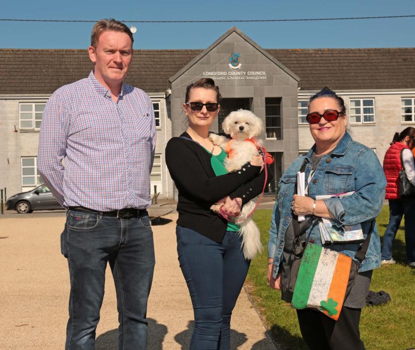 Micheál Carrigy, Francesca Pawelczyk and Watson, Tena Keown Picture: Shelley Corcoran