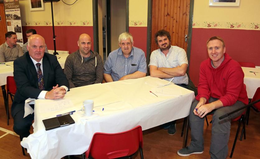 Joe Flaherty, Mark Mimnagh, Aidan McWeeney, Mervin Johnson, Cathal Chapman Picture: Shelley Corcoran