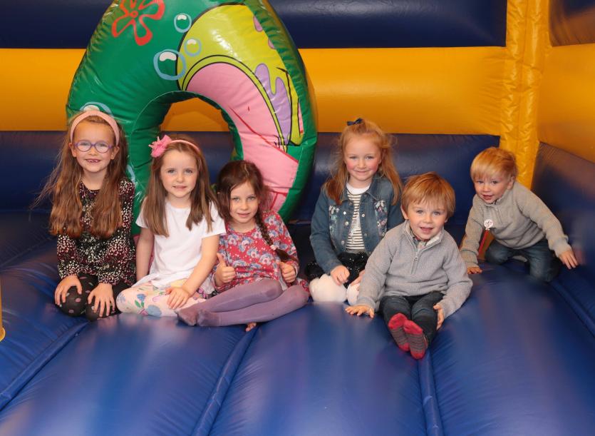 Kate, Cian, Ciara and Conor Cadam with Evelyn Blessington and Jennifer Drake Picture: Shelley Corcoran