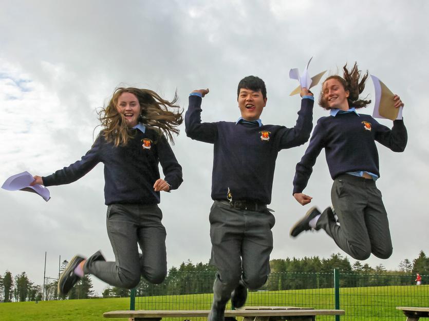 Aisling Farrell, Yuxi Lin, Eimear McGauran Picture: Shelley Corcoran
