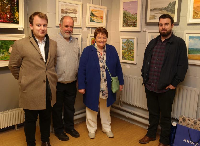 Ciaran, Liam, Gerard and Eileen Brady Picture: Shelley Corcoran