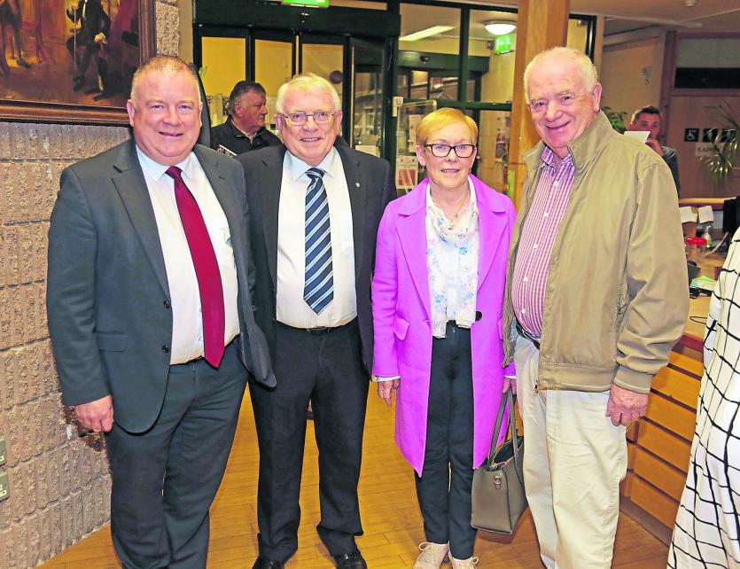 Jim Bolger, Seamus McRory, Lilly McGuinness, Pat Purcell Picture: Shelley Corcoran