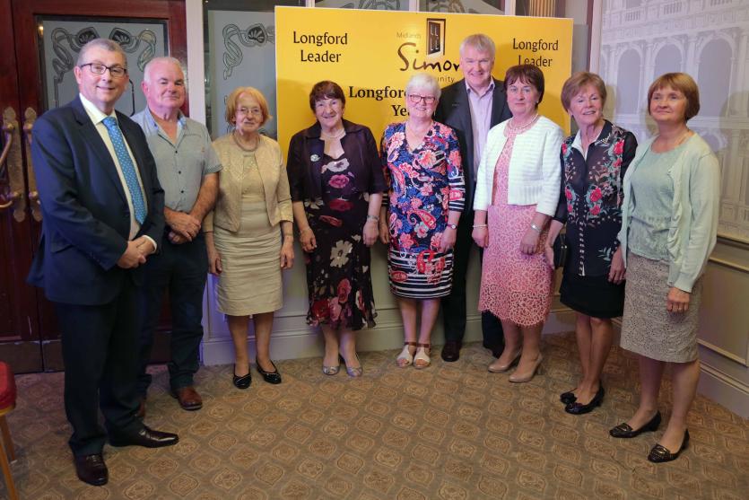 Mick Cahill, Philip Butler, Betty and Ursula McGoey, Evelyn Wright, Betty Dowler, Marie Mullen, Margaret Dowler, Fergus Hilliar Picture: Shelley Corco