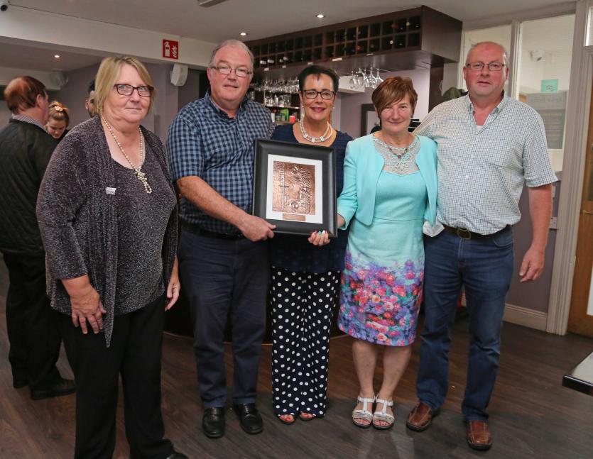 Olive Kilbane, Pat Finnerty, Teresa Donlon, Margaret Larkin, John Costello Picture: Shelley Corcoran