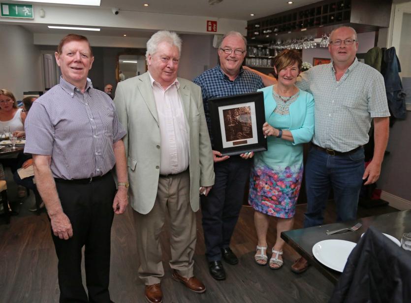 Noel Sweeney, Jim McLoughlin, Pat Finnerty, Margaret Larkin, John Costello Picture: Shelley Corcoran