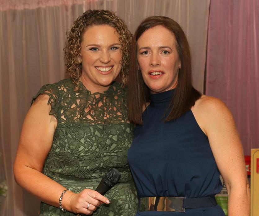  Laura Dermody, event co-ordinator with Madeline Doyle of Brendan Doyle Running with their message '' Everyone 