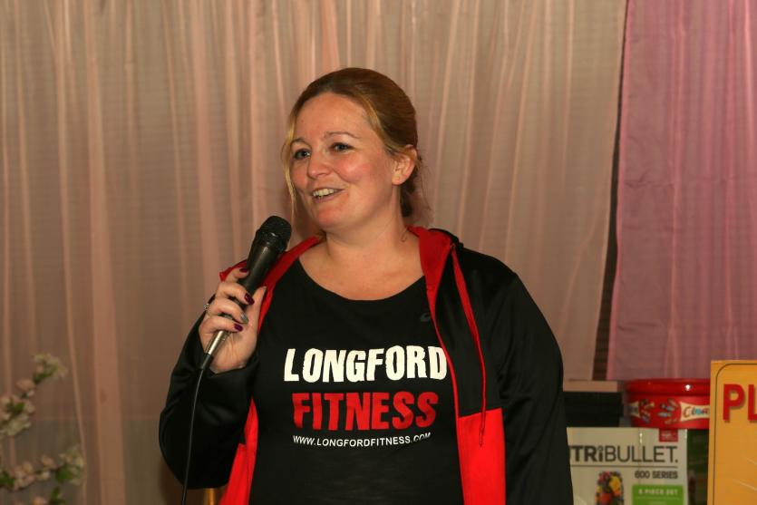  Tess Gillen of Longford Fitness spoke of the benifits of joining a group for training.           Picture: S