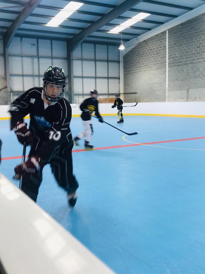 Ingus in action for Midlands Warriors, his first team when he came to Ireland