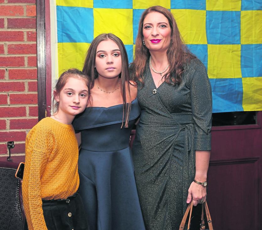 ILOL-08-11-19 Longford Ladies Presentation 10.      Maria, Anna & Catriona Hayden.           Picture: Syl Healy.