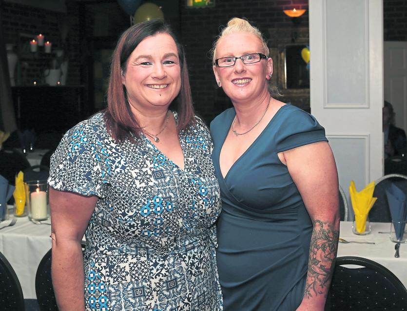 ILOL-08-11-19 Longford Ladies Presentation 07.        Sharon & Carol Leonard Manning, Minor Ladies managment.           Picture: Syl Healy.