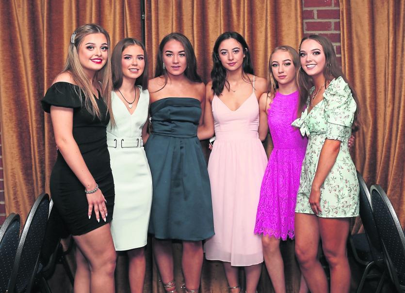 ILOL-08-11-19 Longford Ladies Presentation 11.       Casey McNamara, Katelyn McKeon, Kamille Burke, Hannah & Megan Glennon, Ella Duggan.           Pic
