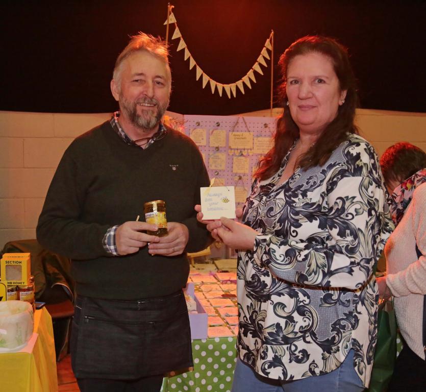 Eamon Hand (Honey), Michele Knight (Flutterby Crafts) Picture: Shelley Corcoran