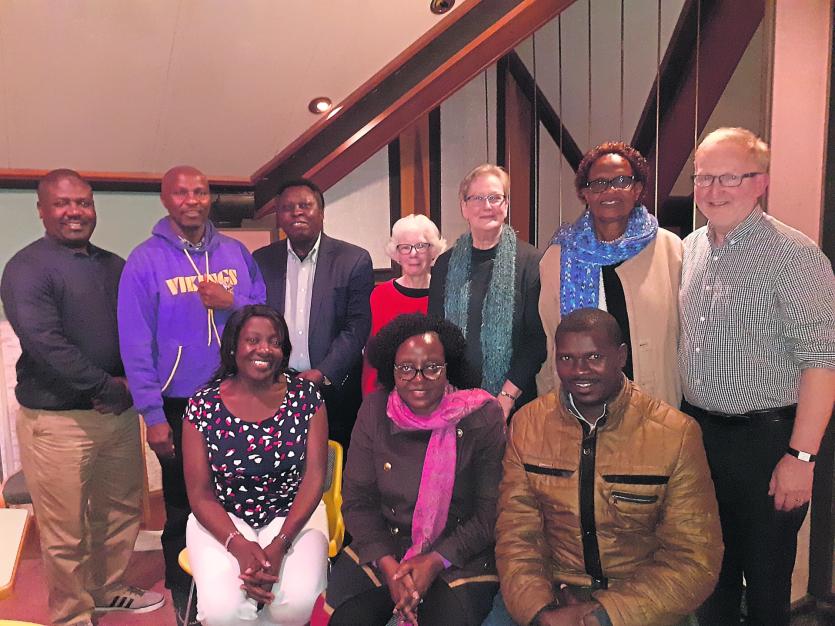 The delegation from the Kenyan Credit Union movement pictured with the directors and staff of Longford Credit Union