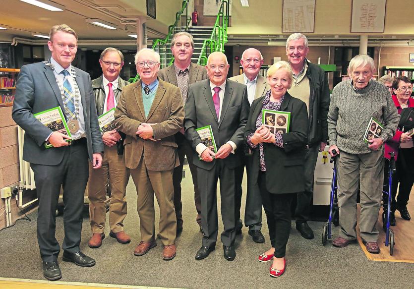 Contributors to this year’s edition of Teathbha, which was launched in Longford Library recently; pictured left to right are Cathaoirleach of Longford