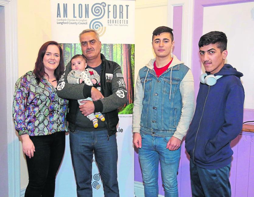 Grace Kearney, Hassan, Mohamad and Fawaz Aldiri, Majid Khalaf Picture: Shelley Corcoran