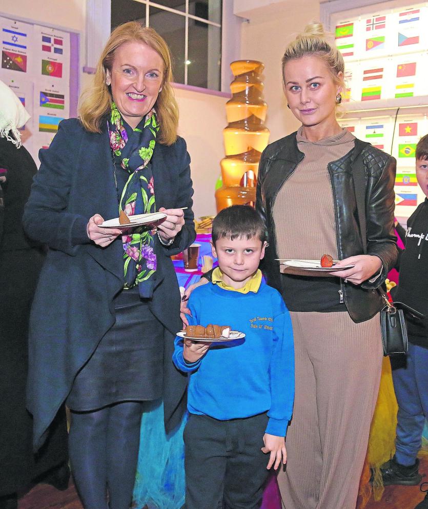 Laura McPhillips, Byron and Andrea Maher Picture: Shelley Corcoran