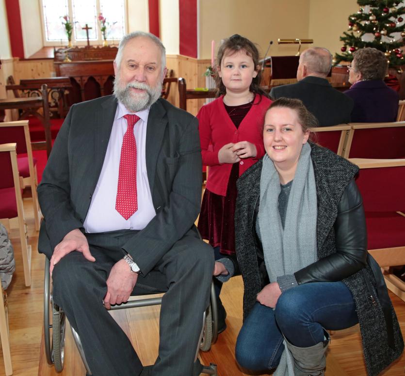 3 Generations; John Jones, Sarah Boyle, Hannah Jones Picture: Shelley Corcoran