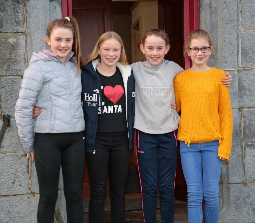 Brooklyn Brady, Katelyn Hall, Sasha Brady, Danielle Hall Picture: Shelley Corcoran