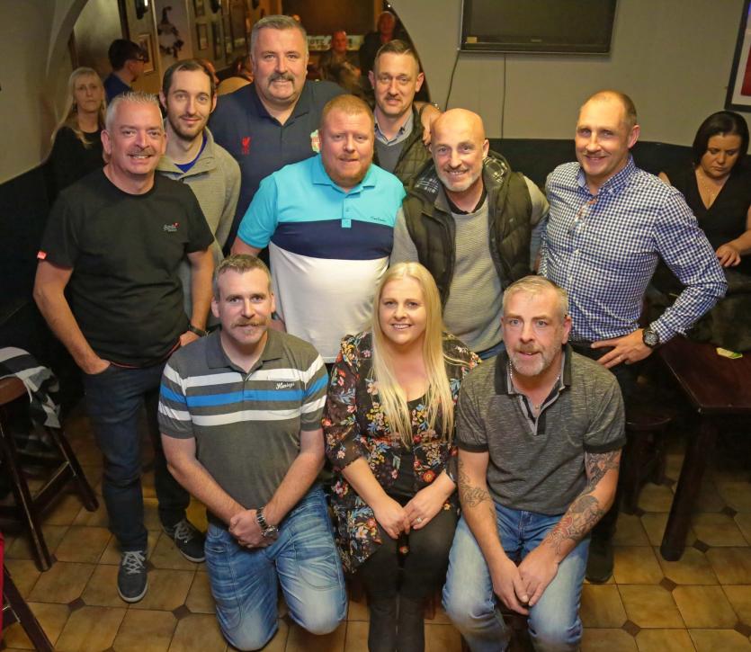 David Murphy, Keith O'Hara, Raymond Grehan, James Logan, Evo Smith, Oliver Daly, Jerry Lynn, Peter Flood, Denise Reilly, Gareth Grimes Picture: Shelle