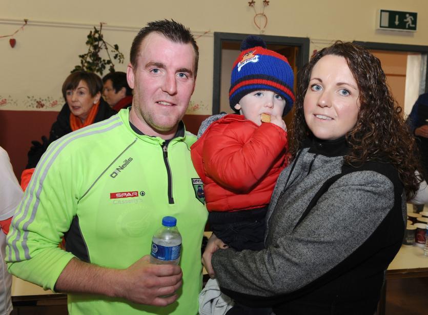 James,Tiernan and Brege Hanley at the Christmas Day Run  PICTURE DECLAN GILMORE