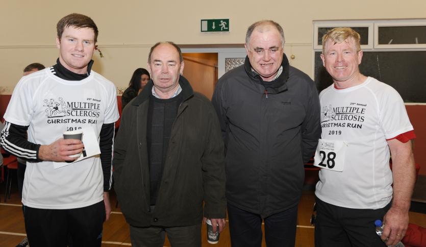 Joe Donavan,Tim Muldoon,Seamus Oaks and Joe Donovan at the Christmas Day Run  PICTURE DECLAN GILMORE