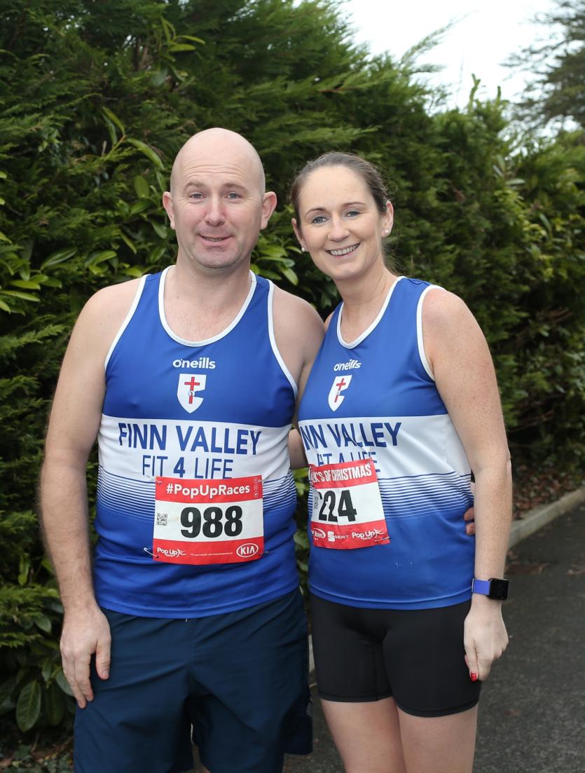 Brian & Cora Harvey who travelled from Ballybofey, Donegal to take part.               Picture Syl Hea
