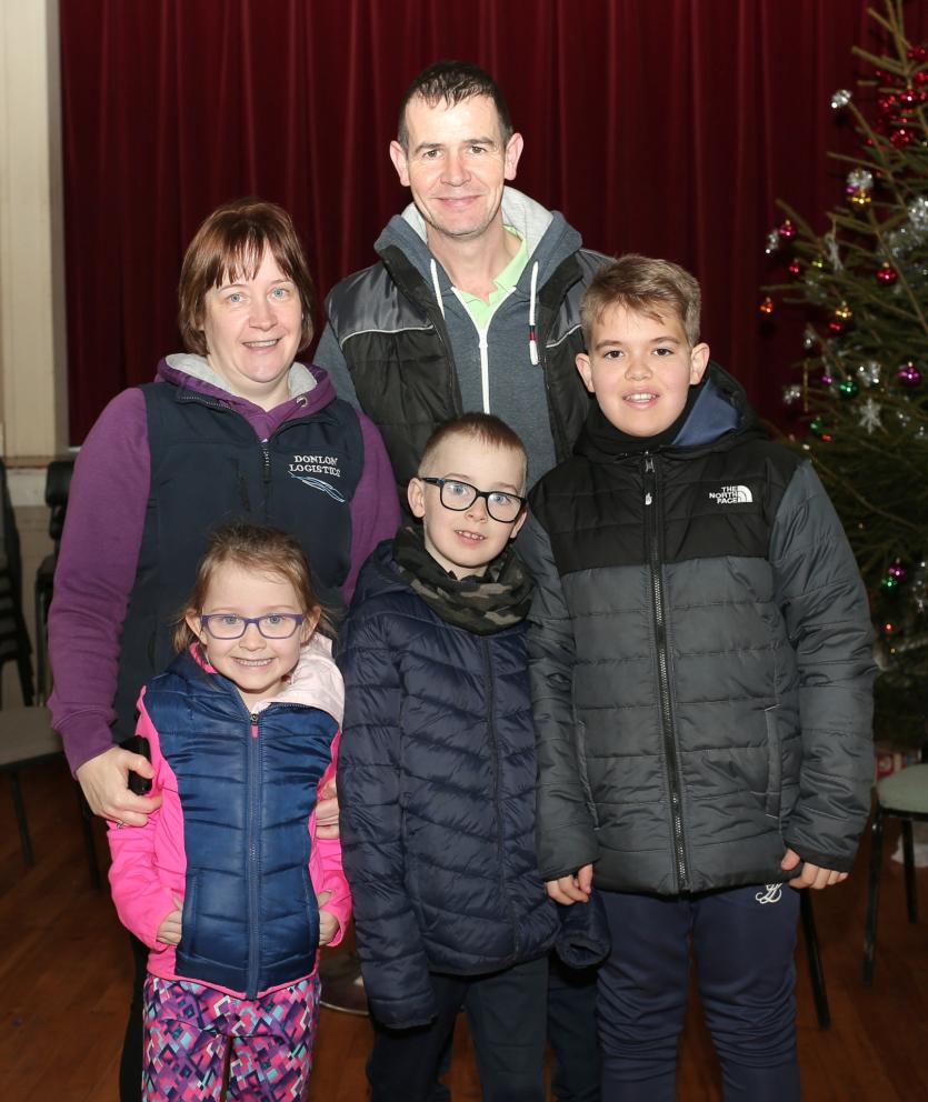Jacinta, Mick, Niamh, Ruairi & Aaron Tiernan.         Picture Syl Healy.