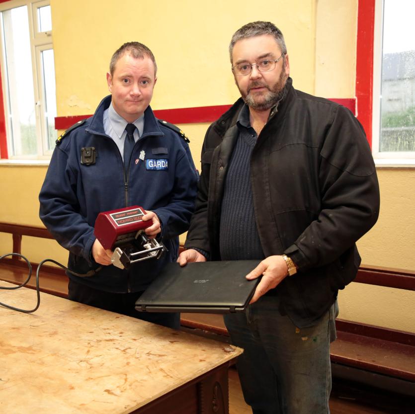 Karl McNabola, Padraig Farrell, (Stonepark Community Group) Picture: Shelley Corcoran