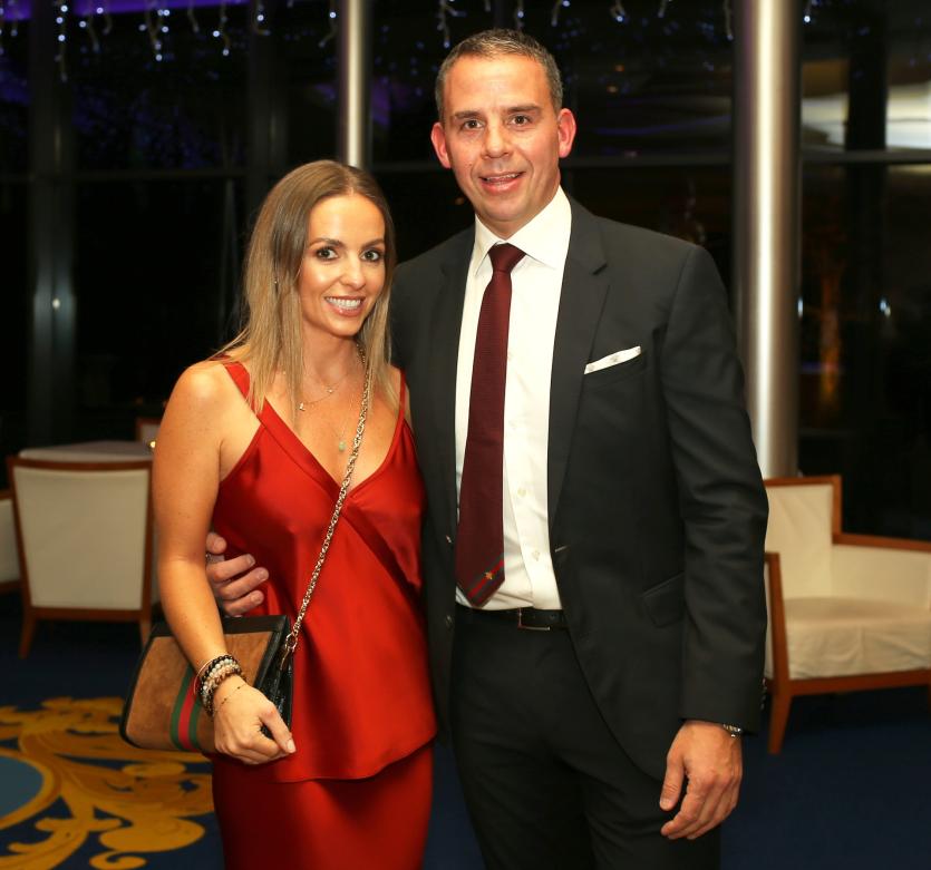  Fr Manning Gaels dinner dance 17.      Louise Brennan & Mark Cunningham.                 Picture: Syl Healy