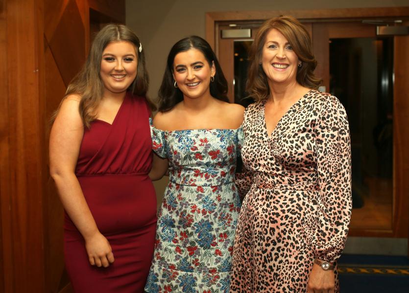 Fr Manning Gaels dinner dance 08.      Jessica, Leanna Kane & Anne Bohan.            Picture: Syl Healy