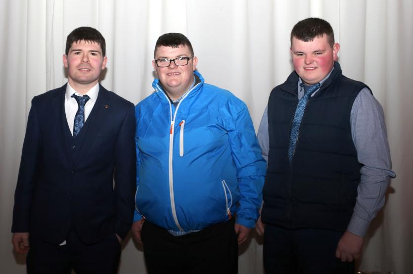  Fr Manning Gaels dinner dance 06.   Paul Dowler, Micheal & Brendan McCann.         Picture: Syl Healy