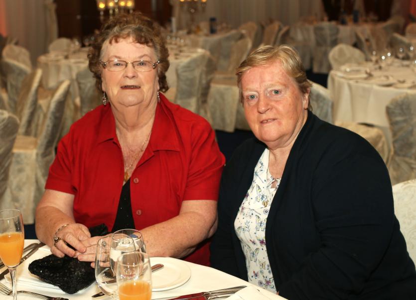 Fr Manning Gaels dinner dance 05.       Mary Keogh & Louise McEvoy.              Picture: Syl Healy