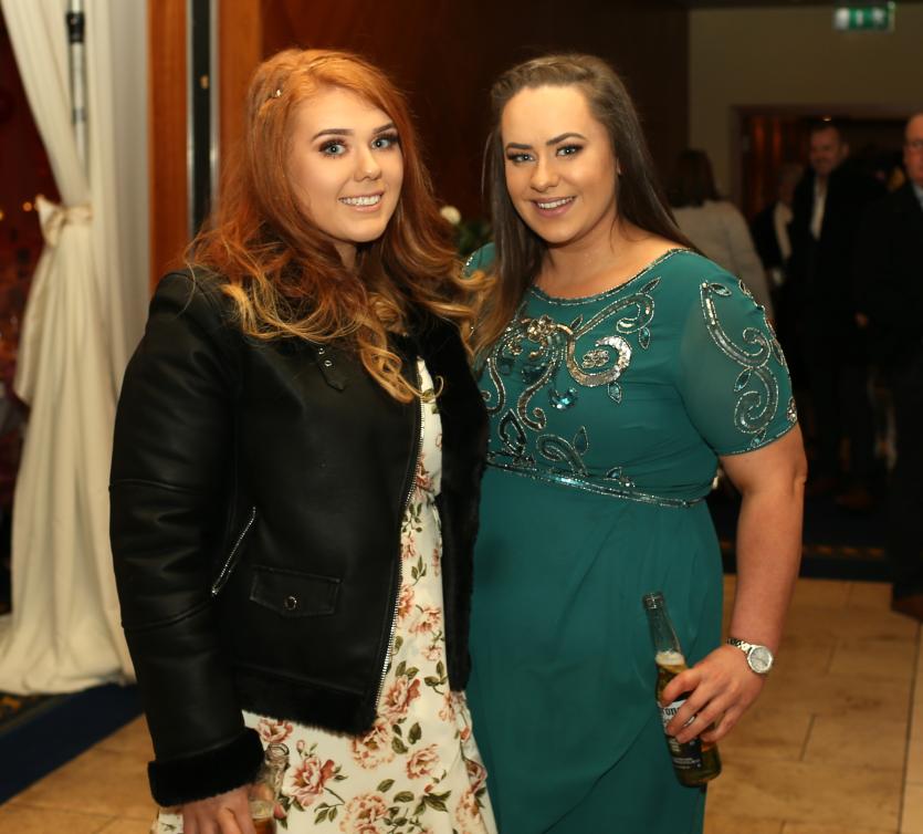 Fr Manning Gaels dinner dance 02.   Jenny Reehill & Brona Brady.            Picture: Syl Healy